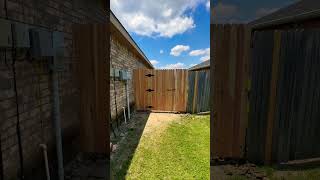 Gate replacement howto diy fence repair [upl. by Haelat]