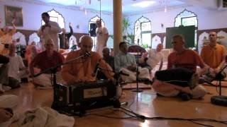 Kirtan Mela Nama Yajna with HHKadamba Kanana Swami 01092015 in Goloka DhamaGermany [upl. by Reedy]