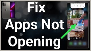 How To Fix Apps Not Opening On iPhone [upl. by Nnayelhsa]