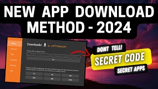 New App Download Method  Firestick UPDATE March 2024 [upl. by Brittain]