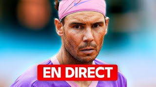 🔴 LIVE Le RETOUR de RAFAEL NADAL commenté en DIRECT  Barcelone 2024 [upl. by Yolanthe]