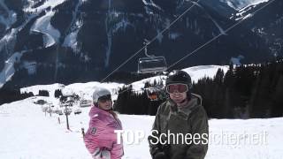 evaPARADISE Skifahren mit Familie Unterkofler in SaalbachHinterglemm [upl. by Ynoep102]