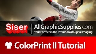 Siser® Printable Garment Heat Application Colorprint II Walkthrough  All Graphic Supplies [upl. by Cullan388]