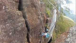 Abseiling Castle Head Music SylvianFripp [upl. by Acirretahs786]