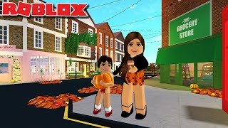 OUR FAMILY AUTUMN DAY ROUTINE IN MY LONDON TOWN IN BLOXBURG  Family Roleplay [upl. by Airpal]