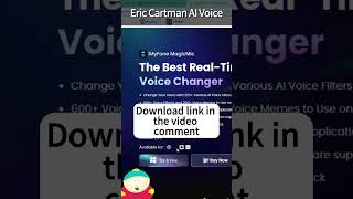 How to sound like eric cartman with AI Voice Changer MagicMic voicechanger aivoice [upl. by Gibbon39]