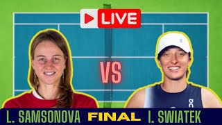 LIVE🔴 SAMSONOVA vs SWIATEK  FINAL  WTA China Open Beijing  livescore play by play [upl. by Chesnut16]