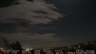 Timelapse Cam 1  Natt til 16 november 2024 [upl. by Kcuhc824]