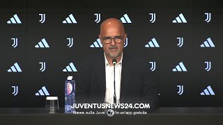 Presentazione di MASSIMILIANO CANZI neo allenatore della JUVENTUS WOMEN quotPer me è unopportunitàquot [upl. by Derfnam776]