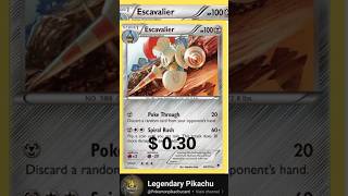 TOP RARE CARD ESCAVALIER POKEMON pokemon tcgshorts tcgpokemon tcgcollecting escavalier pokémon [upl. by Drawe]