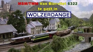 NMBS 6322 te gast in Wolzerdange [upl. by Ennaitsirhc]