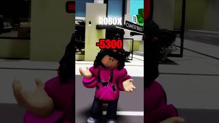 GASTÉ 10000 ROBUX 😲 roblox shorts [upl. by Ennaitsirhc615]