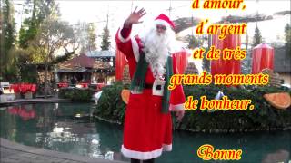 Citation message de Bonne Heureuse Année 2024 du Père Noël à offrir [upl. by Asecnarf]