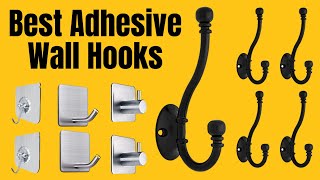 Best Adhesive Wall Hooks Review [upl. by Aday401]