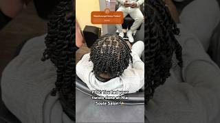 Men’s Twists 😍 twists hairstyles hairstyleshorts menshair mens hairsalon [upl. by Ecienahs663]