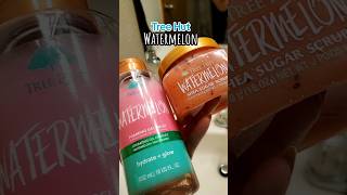 Tree Hut Watermelon treehut treehutusa watermelon sheasugarscrub foaminggelwash hydrateglow [upl. by Eimar]