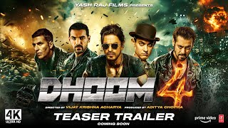 DHOOM4  Trailer  Shah Rukh  Salman  Aamir  Akshay  John  Releasing on 2027  Yash Raj Films [upl. by Yblek]