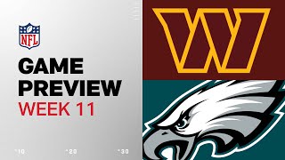 Washington Commanders vs Philadelphia Eagles  2024 Week 11 Game Preview [upl. by Avis]