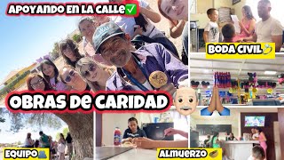 Apoyando a PERSONAS DE LA TERCERA EDAD👴🏽✨🙏🏻vlog📽️✨BODA CIVIL💍compras🛍️ [upl. by Larret253]