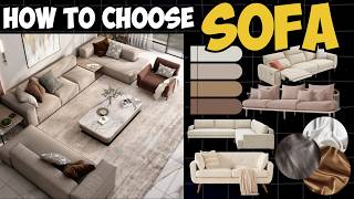 How to Choose the Right SOFA for Your LIVING ROOM [upl. by Yrebmik760]