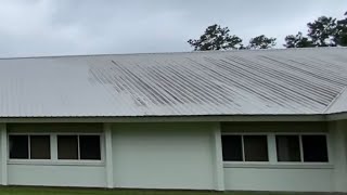 HOW to clean a metal roof [upl. by Gnouhp702]