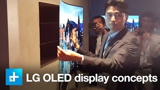 LG Flexible OLED design at IFA 2015 [upl. by Rednasxela102]