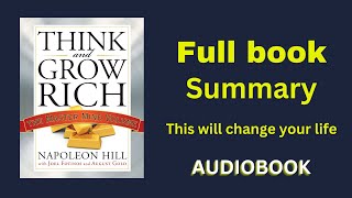 Think and grow rich  by NAPOLEON HILL  Full Book Summary [upl. by Tilagram609]