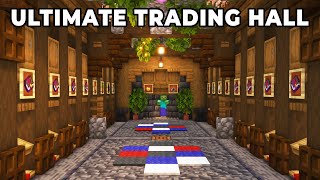 Minecraft Villager Trading Hall  1 Emerald Per Trade 121 [upl. by Ellehcsor]