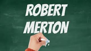 ROBERT MERTON [upl. by Hector]