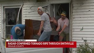 Radarconfirmed tornado rips through Smithville [upl. by Jola687]