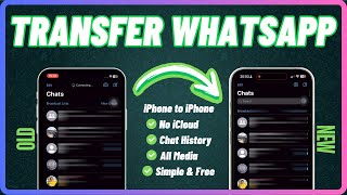 Transfer WhatsApp from old Phone to new Phone  Transfer WhatsApp Messages [upl. by Kellyn825]