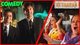 Besharam  Comedy Scene 01 Ranbir Kapoor  Rishi Kapoor  Javed Jaffery  Abhinav Kashyap [upl. by Rodge567]