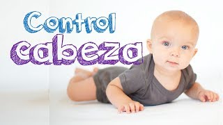 Como hacer para que mi bebe sostenga la cabeza Sostén cefálico el control de la cabeza del bebé [upl. by Sinnod]