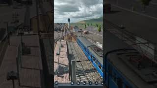 Transport fever 2 ЭР2 отправление электрички [upl. by Suravart]