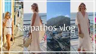 KARPATHOS VLOG  WHAT I WORE AND DID ON KARPATHOS [upl. by Darryl]