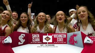 WSU MBB NIT 1st Round  Highlights vs Santa Clara 31522 [upl. by Noivert]