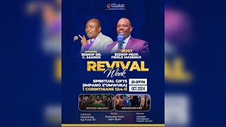 🔴FOURSQUARE TV I REVIVAL WEEK WITH PROF BISHOP FIDELE MASENGO amp BISHOP Dr C SAKINDI  21102024 [upl. by Mabelle]