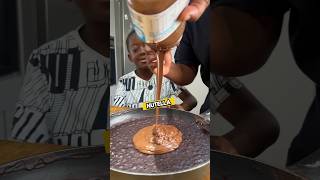 Make Nutella Chocolate Cake In A Pan No oven  Dad amp Son Cooking nutella nutellacake [upl. by Enoch]