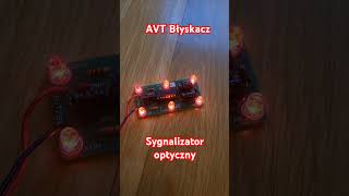 Sygnalizator optyczny Byskacz od AVT elektronika kit diy lutowanie [upl. by Nerty260]