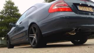 Mercedes Benz clk 270cdi w209 with custom exhaust [upl. by Moriah]