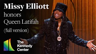 Missy Elliott honors Queen Latifah Extended Version  46th Kennedy Center Honors [upl. by Idleman]