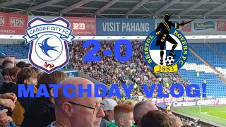 Cardiff Progress To The 2nd Round Of The Carabao Cup Cardiff City 20 Bristol Rovers Matchday Vlog [upl. by Arraet]