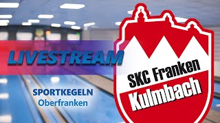 Sportkegeln Oberfranken  SKC Franken Kulmbach G1  SKC Blau Weiss Zaubach G1 LIVE [upl. by Justen136]