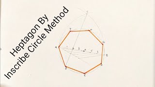 Heptagon By Inscribe Circle Method [upl. by Aisercal]