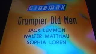 Next on Cinemax Bumper Grumpier Old Men 1995 [upl. by Milzie]