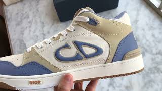 DIOR B57 MID TOP SNEAKER REVIEW [upl. by Mandal]