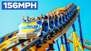 World’s Tallest Fastest amp Longest Roller Coaster Falcons Flight Shatters Records [upl. by Aynwat396]