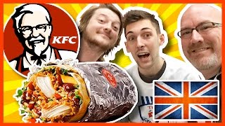 KFC Zinger Burrito amp 3 Legend Box Meal w Paul amp Matt from Wheres My Challenge [upl. by Retsam]