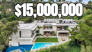 15 Million Celebrity Mansion in Hollywood Hills [upl. by Darcie]