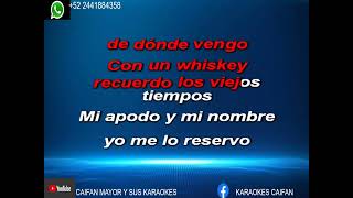 Los Dos Carnales  El Estres KARAOKE [upl. by Jarlath]